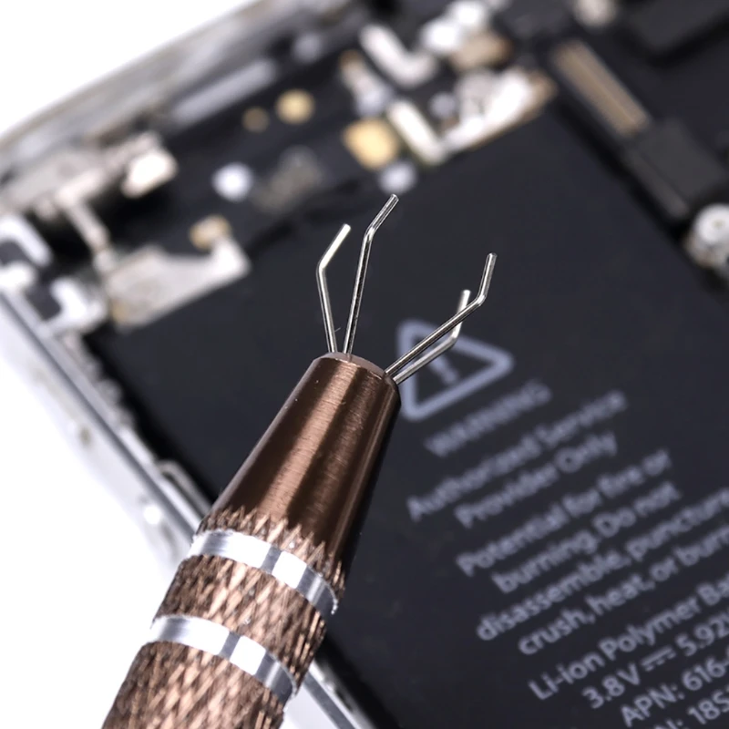 Abridor de Haste de Coluna Extrator de Chave de Metal Ferramenta de Agarramento de Chip Eletrônico de Teclado Mecânico - Imagem 5