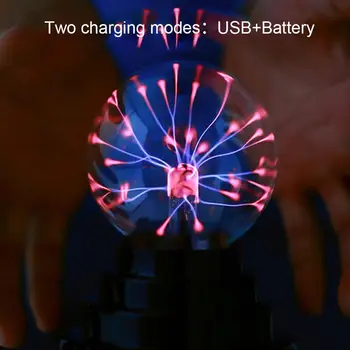 

8*14cm Plasma Ball Lamp Party LightsMagic Ball Ion Sphere Night Lightning Atmosphere Lamps For KTV Purify Novelty Night Light
