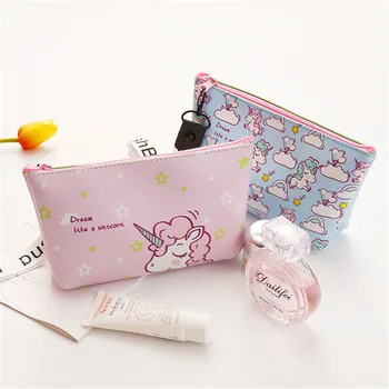 

Printing Unicorn Cosmetic Bag Pattern Cute Cosmetics Pouches For Travel Ladies Pouch Women Makeup Bag Unicorn Party Supplies C34