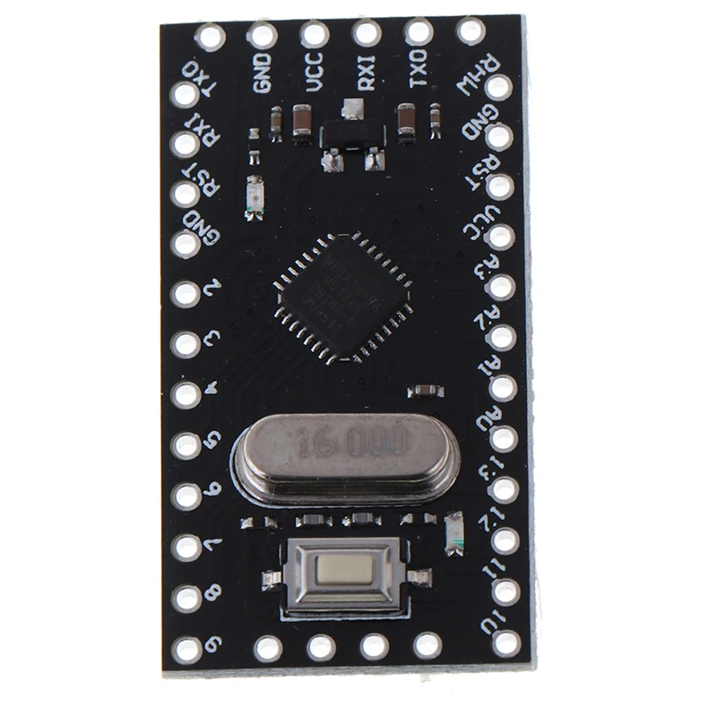 1 шт. Pro Mini Atmega168 мини 168 кристаллический осциллятор модуль 16 м 5 В для Arduino Nano Замена Atmega328