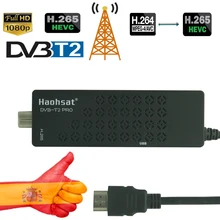 

Haohsat DVB-T2PRO H.265 10-Bit is Suitable for Italy Russia T2PRO Terrestrial Reception HD Digital Tuner DVB T2/C 1080P TV Box
