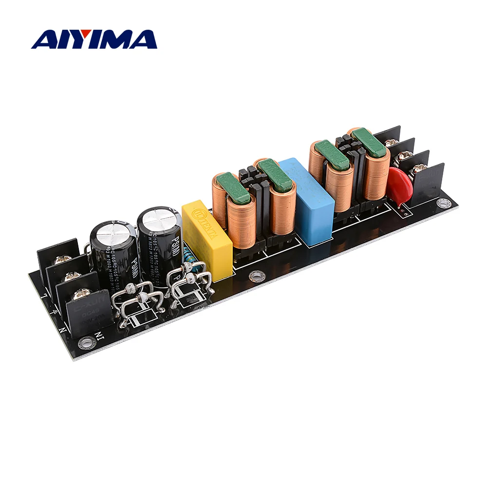 AIYIMA 2000W 15A EMI модуль фильтра мощности высокоэффективный источник питания