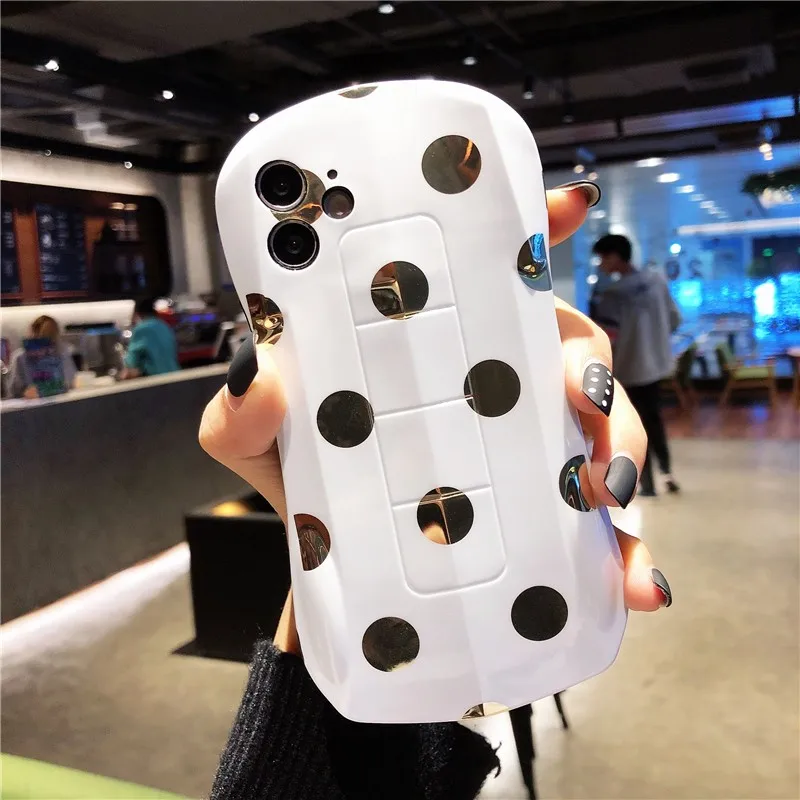 3D Electroplated dots ڵ  ҳ ȭ ̽  11 12  ִ ̴ 7 8 ÷ XR X XS ִ SE2020 ϵ ȭ Ŀ