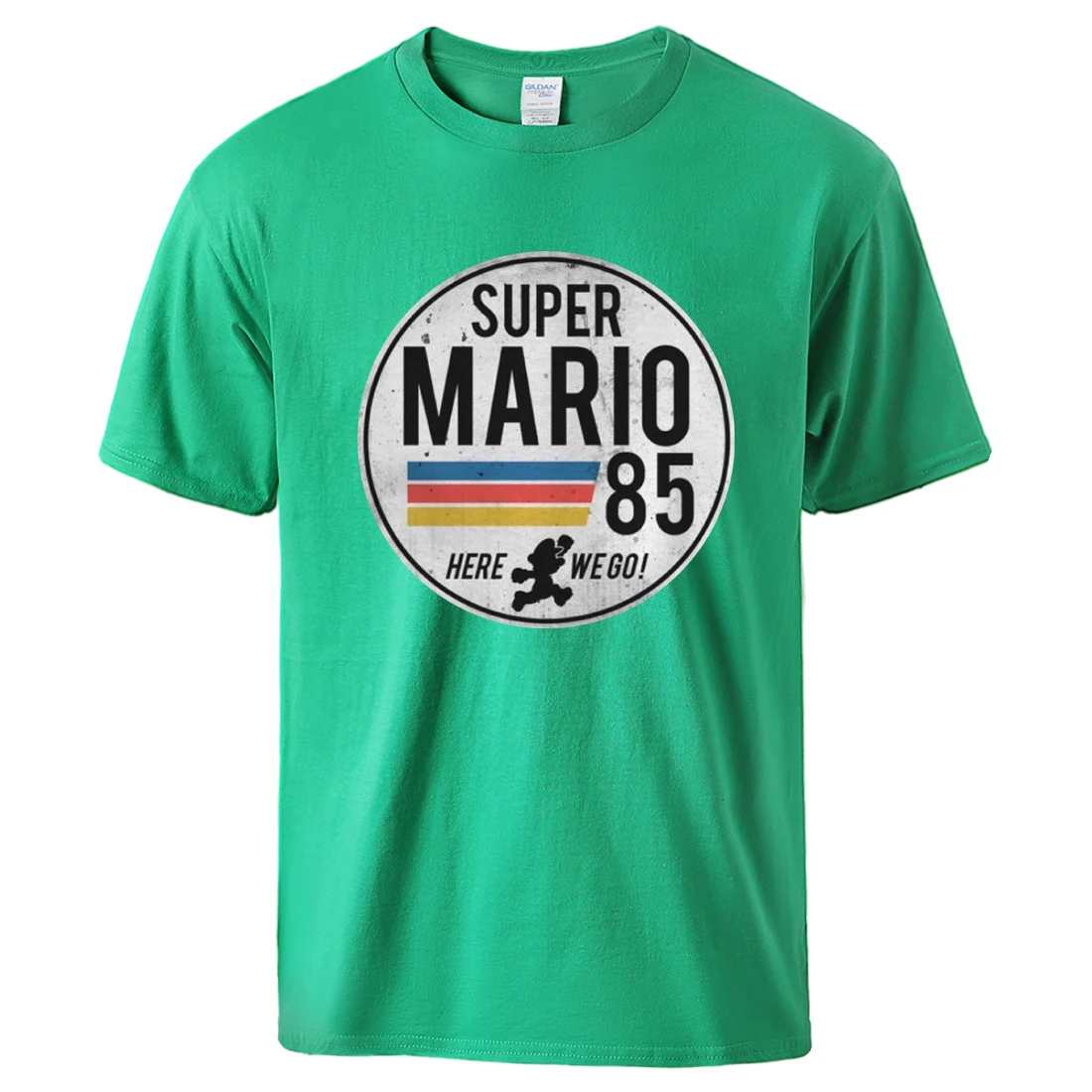Super Mario 85 Tshirt Man Cool Summer 