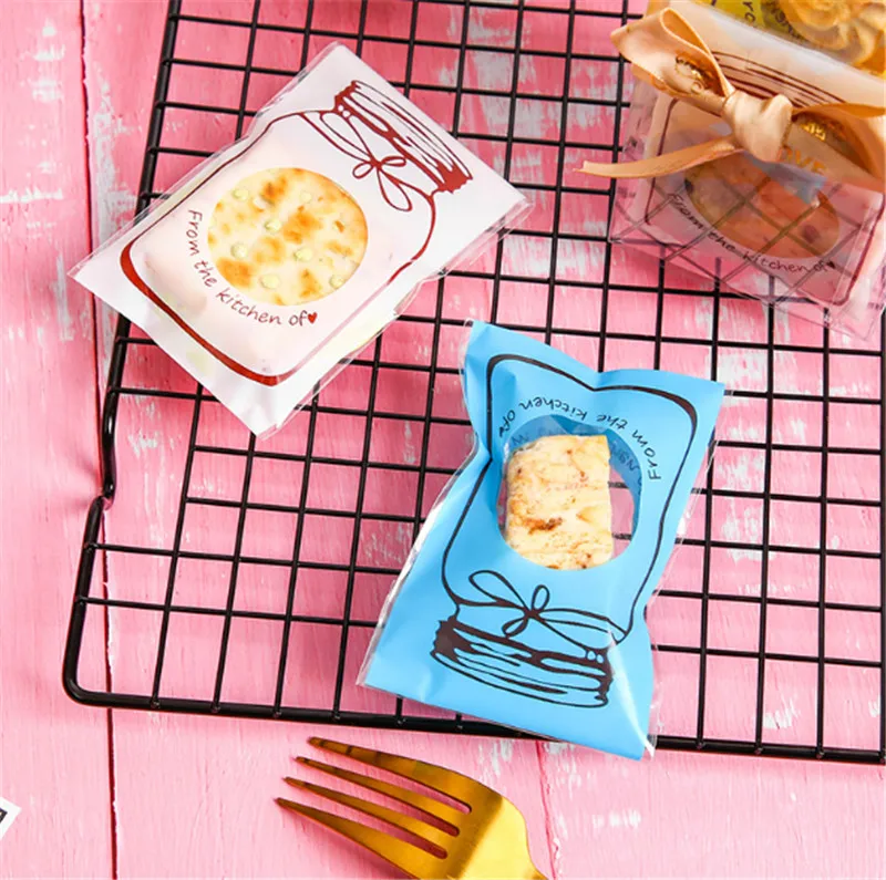 20 pcs/lot Plastic Cellophane Bottle Pattern Candy Cookie Gift Bag Self Adhesive Pouch For Wedding Birthday Party Decor - Image 6