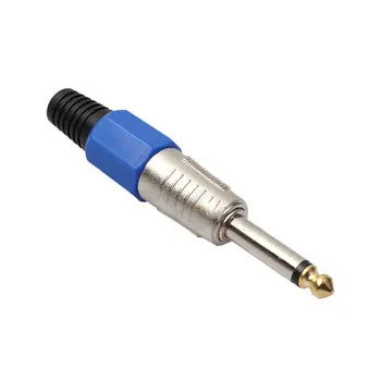 

6.35MM Mono stereo Microphone Cable Plug Gold Plated Amplifier Microphone Plug 6.35MM Jack Plug 6.5MM Connector