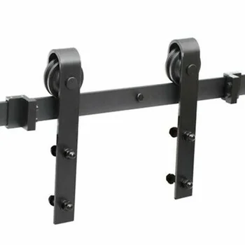 

2 X Sliding Barn Rollers Wood Door Wheel Hardware Replacement Bracket Squre