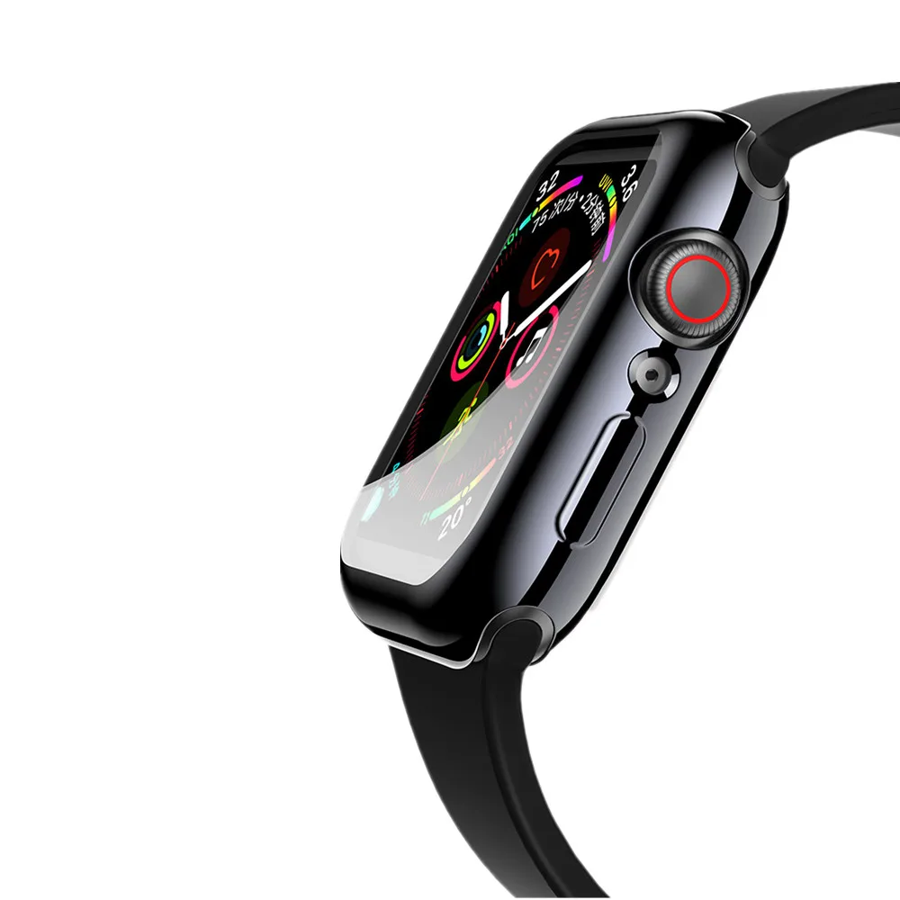 Чехол для Apple Watch band 44 мм/40 мм iwatch 5 4 3 2 42 мм/38 мм защитный силиконовый бампер