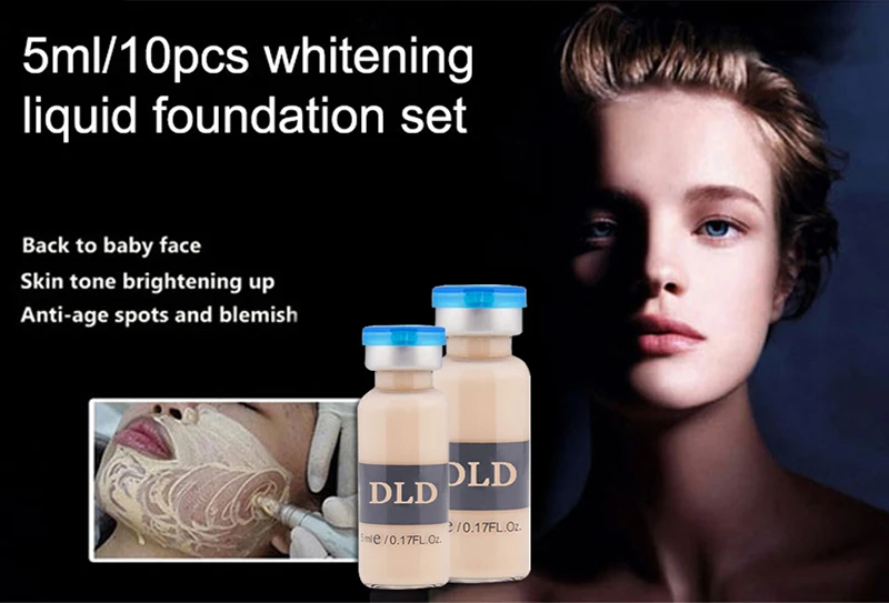 DLD5ml различные комбинации BB крем эссенция белый натуральный отбеливание Обнаженная Жидкая Основа макияжа Омолаживающий увлажняющий