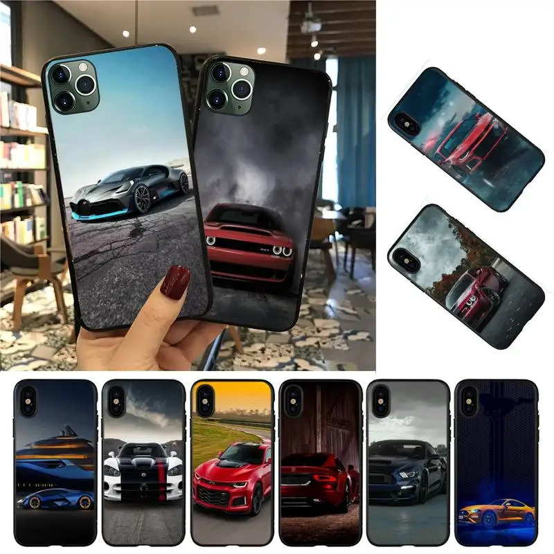 YNDFCNB sports racing car Dodge Charger Phone Case For iPhone 8 7 6 6S Plus 5 5S SE 2020 12pro max XR X XS MAX 11 case | Мобильные