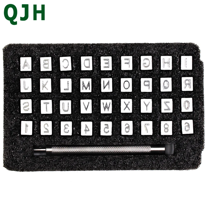 1pc Alphabet Numbers Stamps Craft Letters Punch Metal Leather Tool Number 10mm