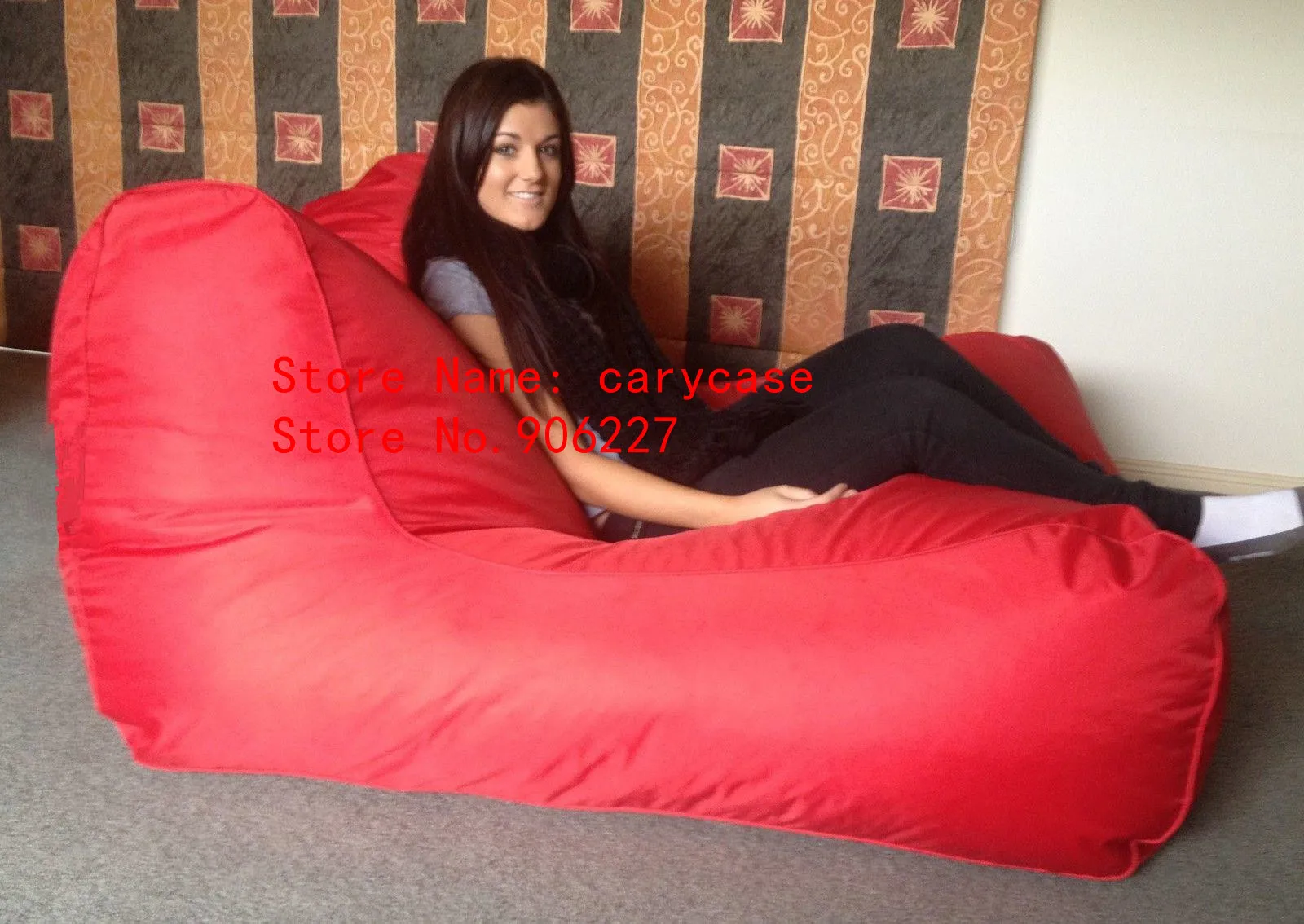 Outdoor Indoor comfortable large bean bag chair big, pool side swimming floating bean lazy sofa sac cover only