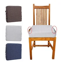 Моющиеся толстые подушки для стула на молнии, съемные чехлы для стула, увеличивающие рост, с карманами