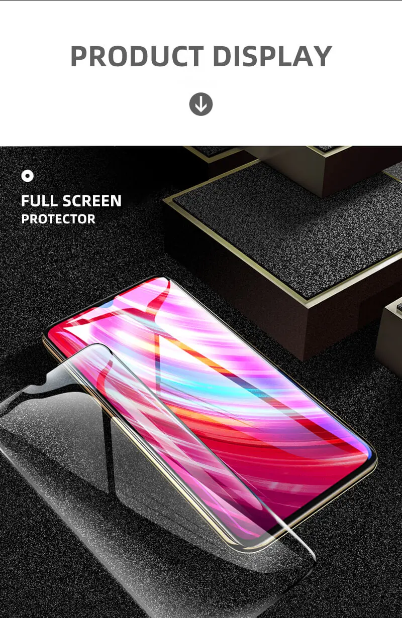 2 шт полное покрытие из закаленного стекла для Xiaomi Redmi K20 Pro Redmi Note 8 7 6 5 Pro 7A 8A Защитное стекло для экрана Защитная пленка