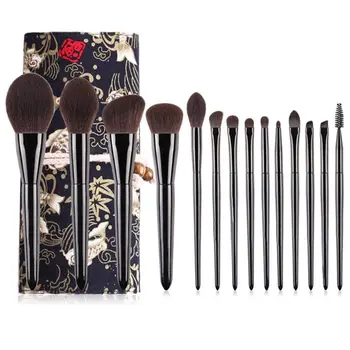 

14pcs Professional Makeup Brushes Wooden Handle for Powder Concealer Eyeliner Eyebow Eyeshadow Highlight Blush Cosmetic Tools