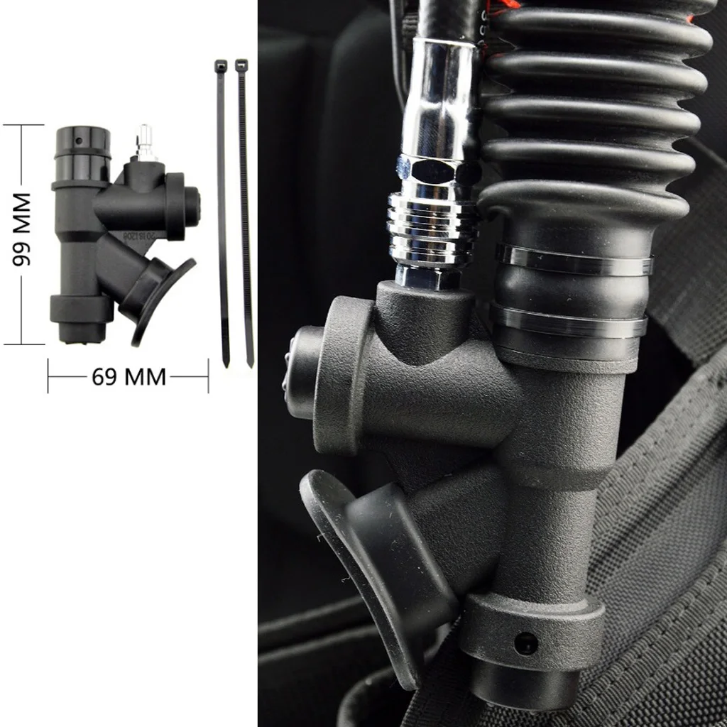 Scuba Choice Scuba Diving BCD Valve Power Inflator with Bolts and Cable Ties Safety