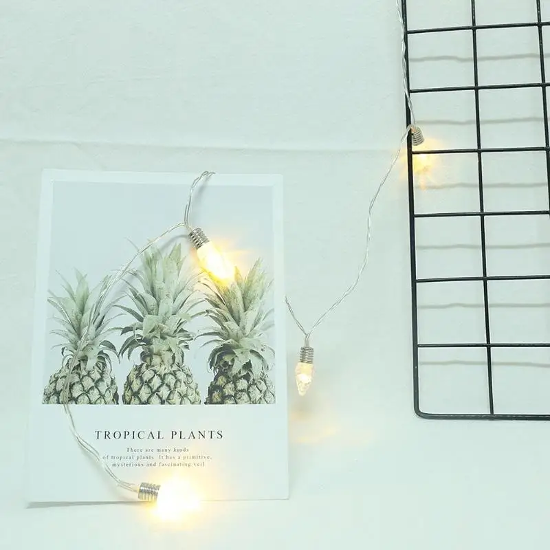 20 LED Fairy Lighting Strings 4m Mini Light Pinecone Shape Garland Christmas Outdoor Household Decoration Lighting