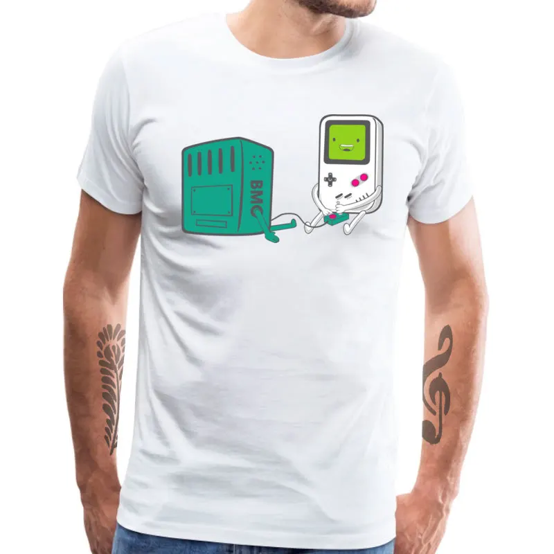 Bmo игровая футболка крутая для парней время приключений короткий рукав мужская
