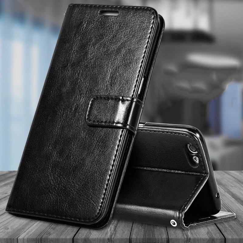 Кожаный чехол бумажник с откидной крышкой для Samsung Galaxy A6 A7 A8 A9 2018 A750 Note 10 9 8 S10 Plus 5G S8