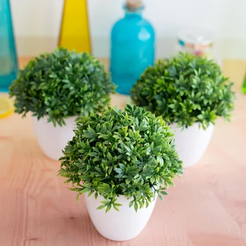 

1pc Hotel Garden Decor Bonsai Artificial Plants Bonsai Small Tree Pot Plants Fake Flowers Potted Ornaments For Home Decoration