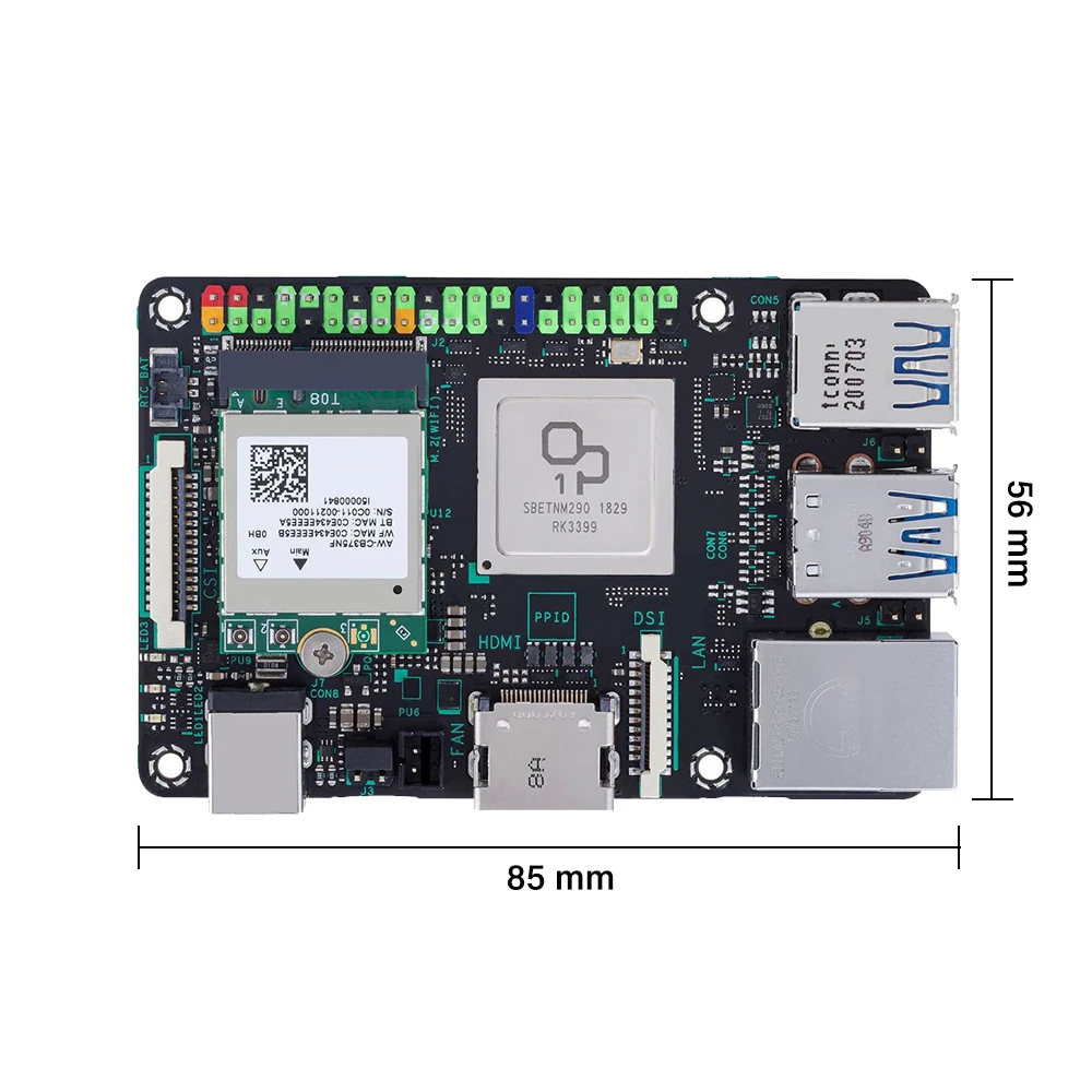ASUS Ŀ  2 Ĩ RK3399 ̱  ǻ, SBC , ȵ̵ 10,  Ŀ 2, Ŀ 2