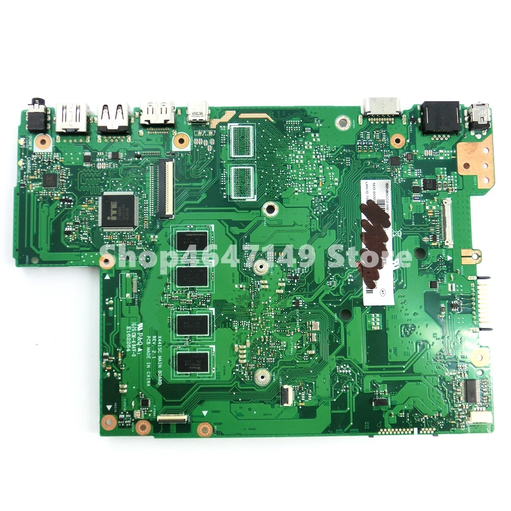 X441SA Motherboard REV2.1 X441SA N3160 CPU 4GB RAM Mainboard For ASUS X441S X441SA X441SC Motherboa