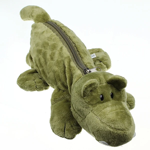 Crocodile Горячая мультфильм Плюшевый кавайный пенал милые животные школьные офисные принадлежности пеналы для детей канцелярские карандаши коробка - Цвет: Crocodile