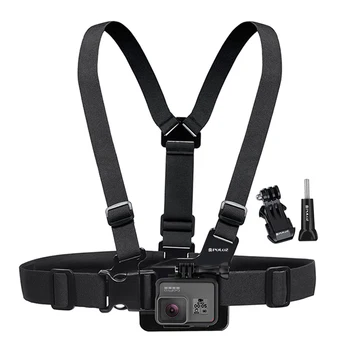 

Adjustable Chest Strap Mount Elastic Action Camera Body Belt Harness with J Hook for GoPro HD Hero 9 5 4 3+ 3 GoPro 6 7 8