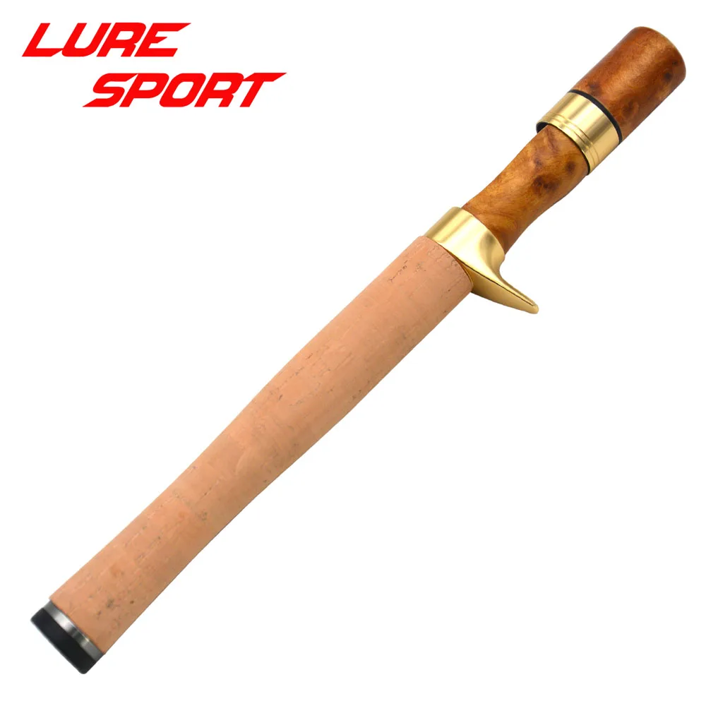 LureSport Burl деревянная алюминиевая катушка сиденье пробка набор стержень