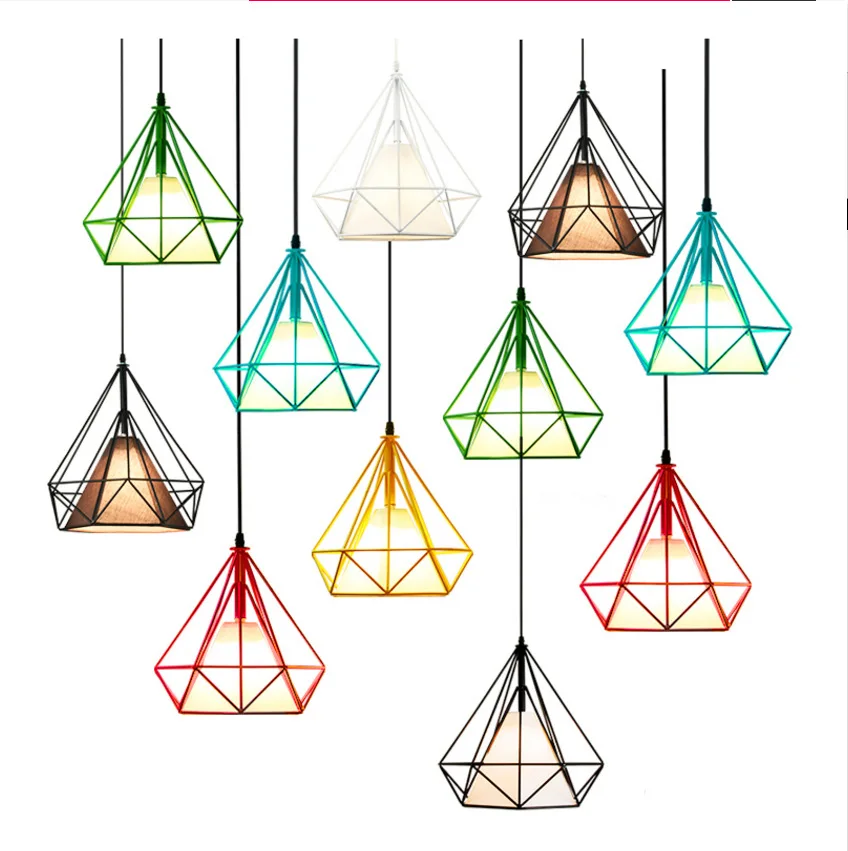 Северный Европейский стиль алмаз Лофт небольшой Droplight креативный классный барный счетчик Железный арт ретро кафе интернет кафе еда Li