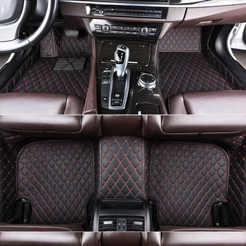 

Leather Car Floor Mats for Mercedes Benz All Models E C ML GLK GLA GLE GL S R A B CLK SLK CLA CLS G GLS GLC Auto Carpet Cover