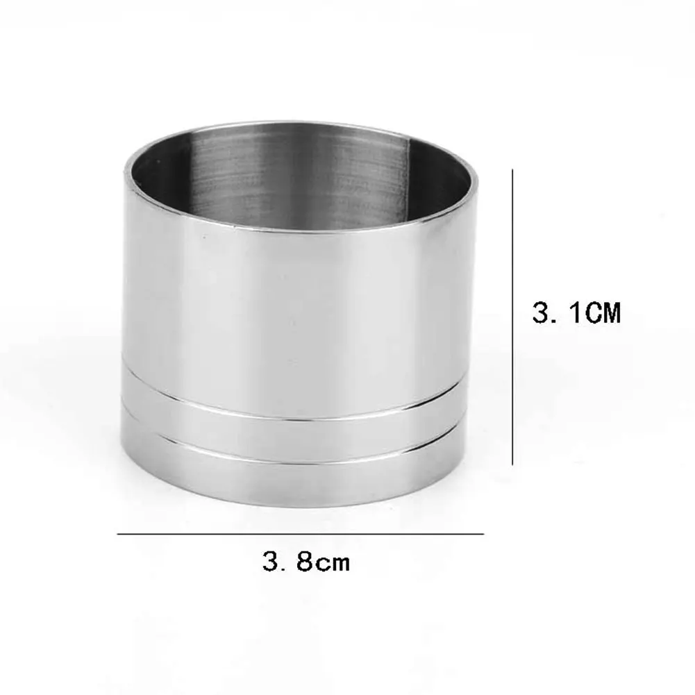 Lightweight Durable Spirit Stainless Steel Wine Tool Cylinder Shape Thimble Kitchen Measuring Cup Bar Party Practical Jigger