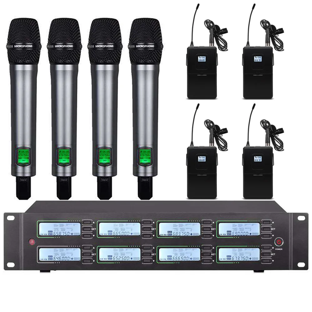 전문가용 UHF 무선 마이크 시스템 회의 마이크, 크고 작은 회의실 학교 마이크에 적합