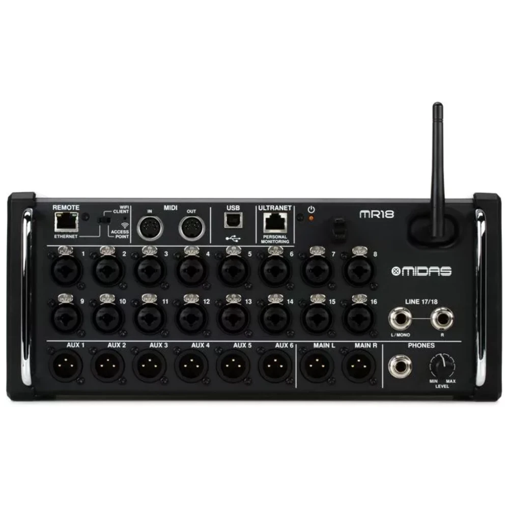 Midas MR18 Tablet цифровой аудио миксер профессиональный DJ микшер консоль с DSP для