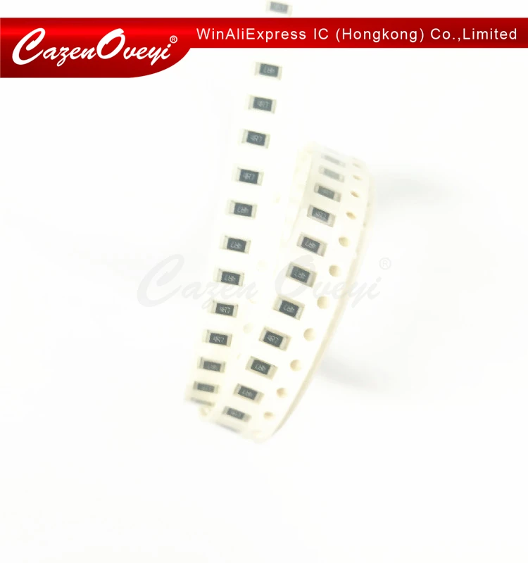 100 шт./лот 1206 SMD резистор 1% 5 1 Ом Чип 0 25 Вт 1/4 5R1 5.1R | Электронные компоненты и