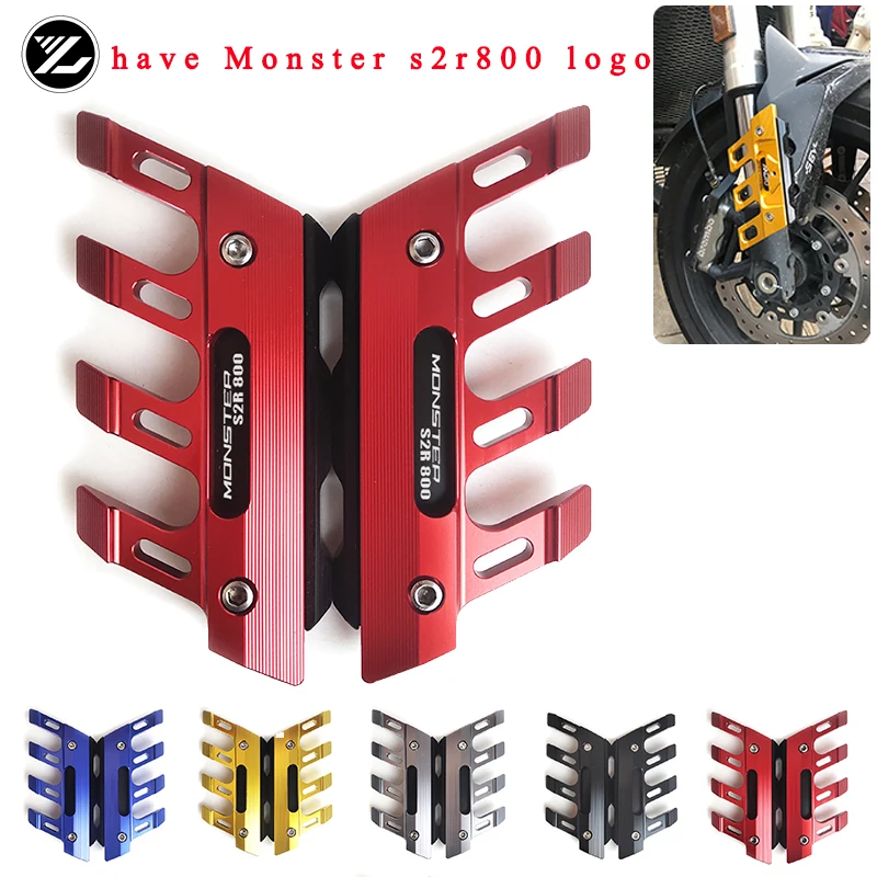 

Motorcycle Accessories Front Brake Disc Caliper Protector Cover For DUCATI MONSTER S2R 800 2005 2006 2007