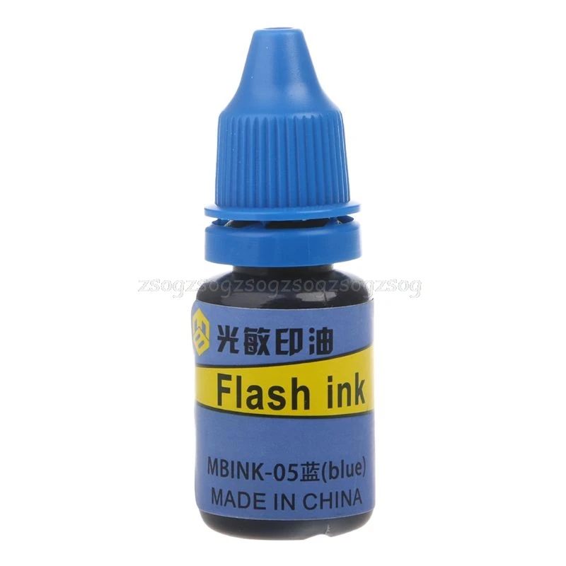 10 мл Flash Refill чернила для светочувствительное уплотнение штамп машина для штамповки масла DIY офисные принадлежности Au13 19 Droship
