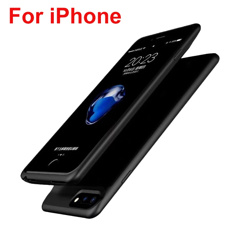 Чехол для аккумулятора для iPhone 6 s 6s 7 8 Портативный чехол для зарядки для iPhone 6Plus 6s 7 8 Plus чехол для зарядного устройства