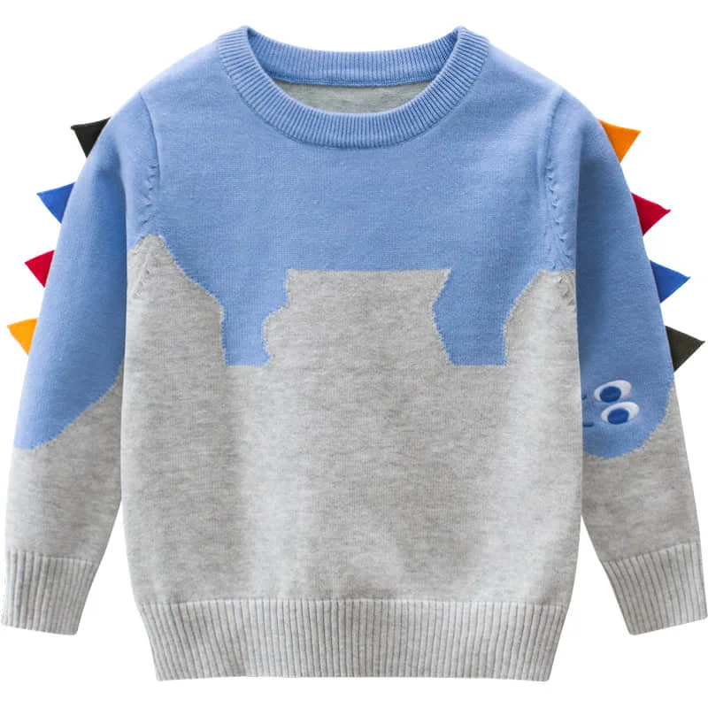

Sweater middle and small children's top baby clothes dinosaur Korean children's clothing 2020 autumn