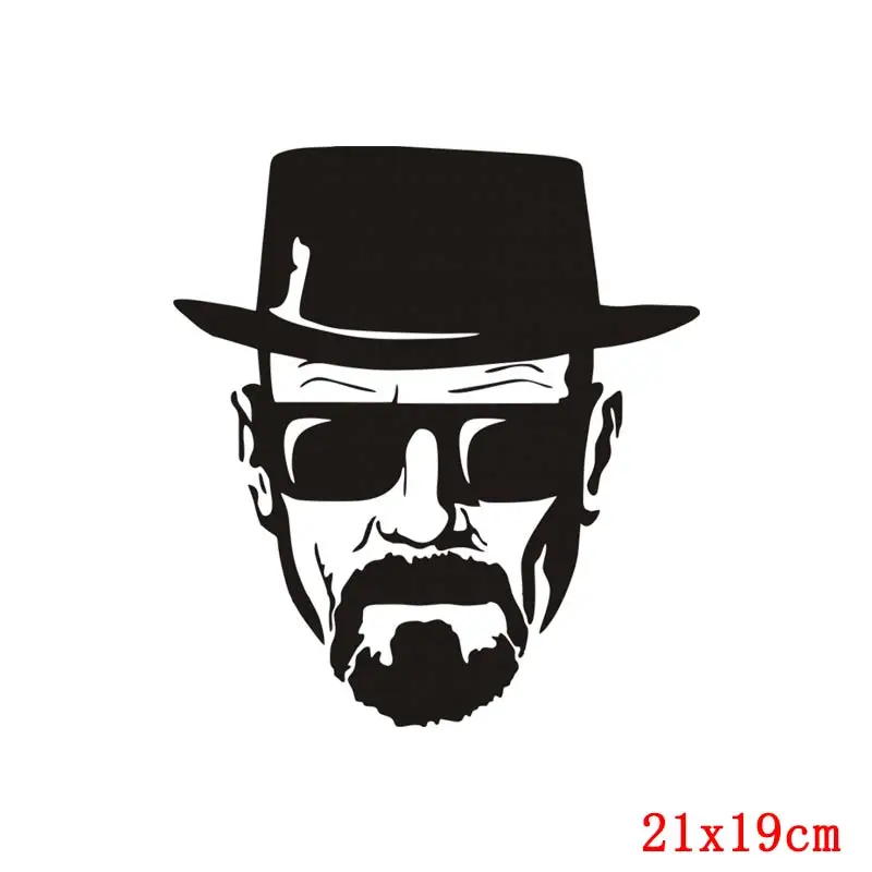 Fashion Breaking Bad Iron-On Transfers For Clothing LOS POLLOS Hermanos Heat Transfers Chicken Brothers T-Shirt Hipster Stickers