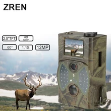 ZREN фото ловушки Олень Охота Trail камера 12MP 1080P 940NM ночного видения охотничья камера s цифровые инфракрасные камеры ловушки HC300A
