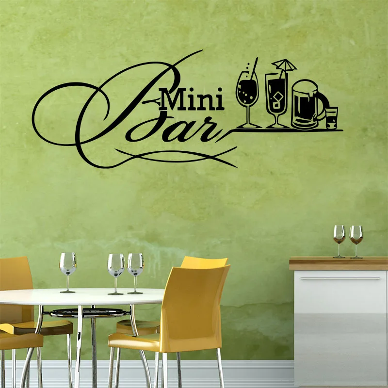 Large Carved Vinyl Wall Sticker Removable Decal Art Mural Decorative Bar Beer Restaurant Shop SP-243