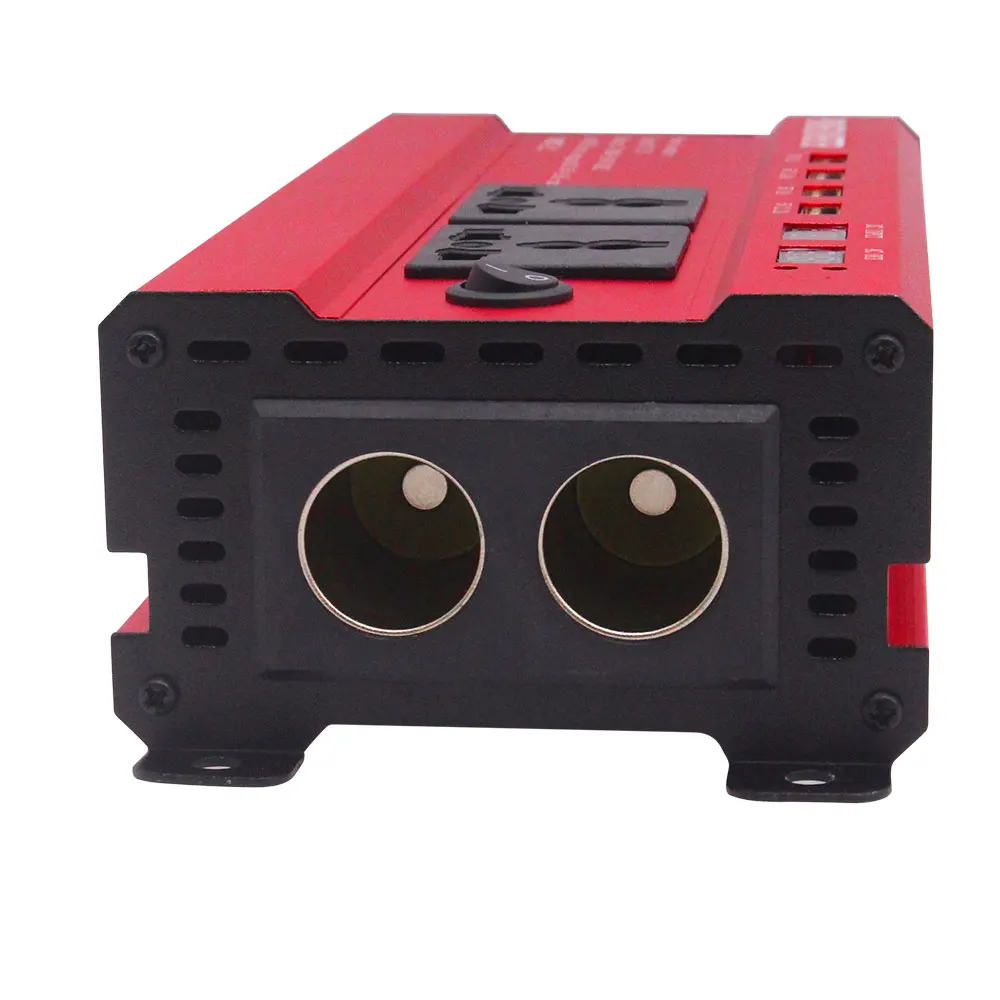 Vehemo автомобильный инвертор 4 USB DC 12 В к AC 220 В автомобильный инвертор анти-обратный защитный адаптер Премиум