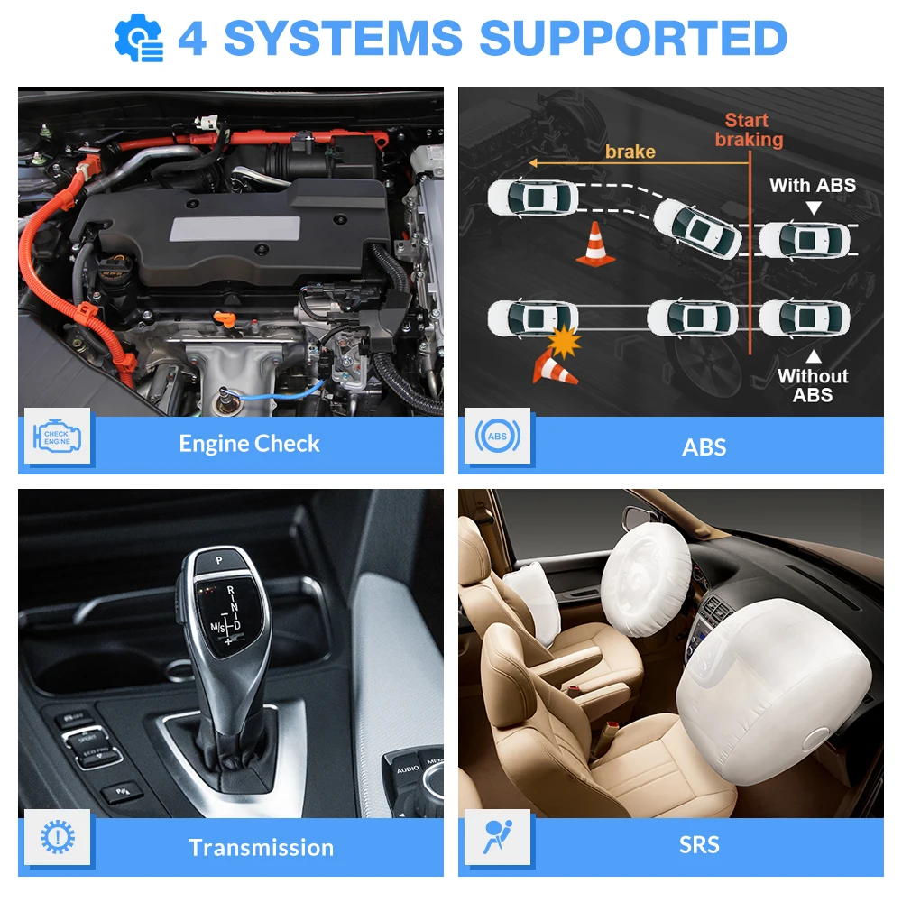 Диагностический сканер LAUNCH X431 CRP123E OBD2 OBD OBDII для двигателей из АБС пластика