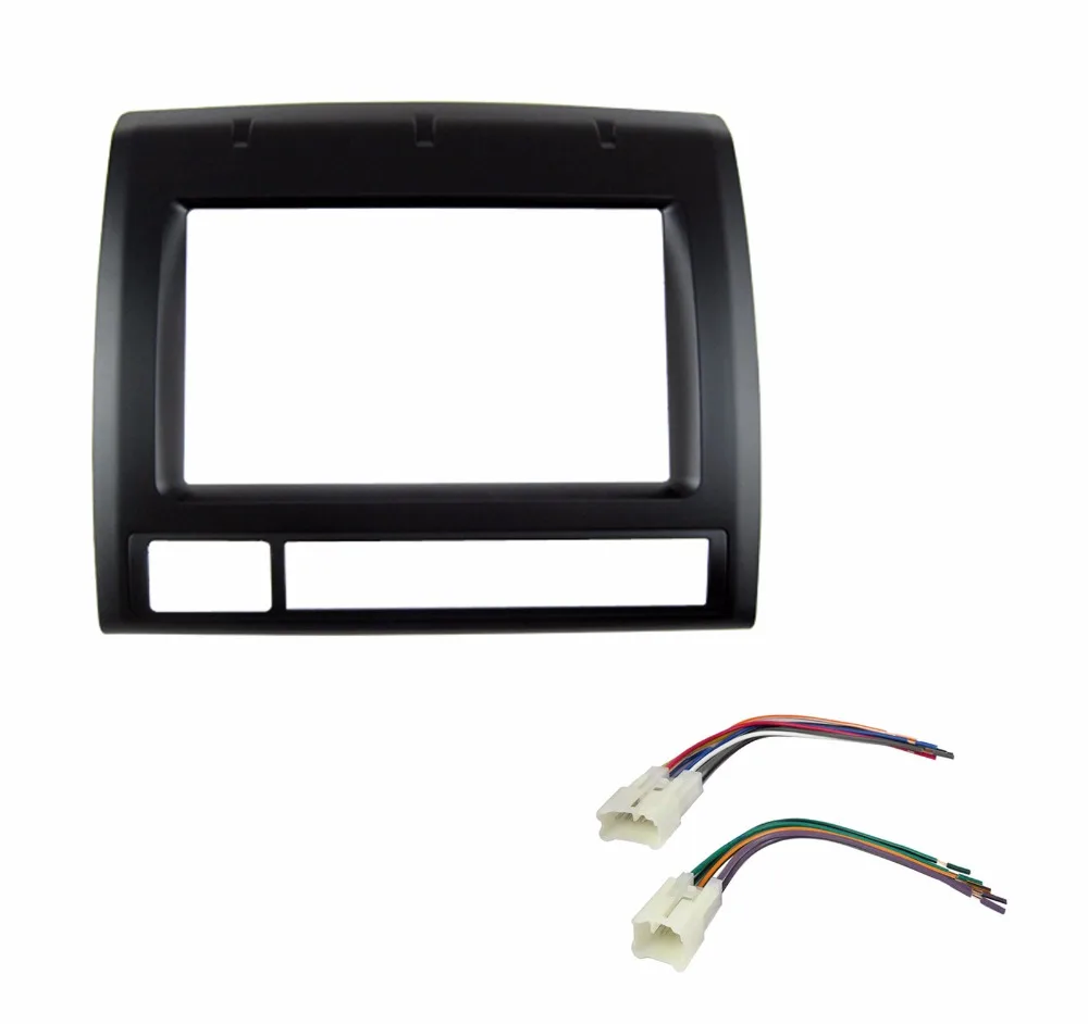 Double Din Car Radio Facia Harness for Toyota 2005+ Dash Kit DVD