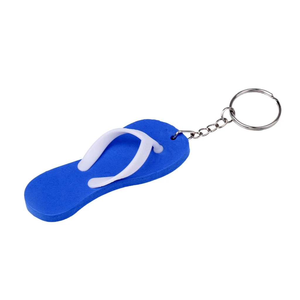 Novelty Foam Key Ring Marine Sailing Boat Kayak Key Chain  Flops Slipper
