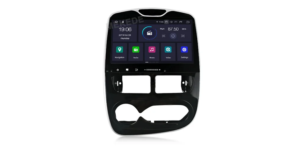 MEKEDE 10," HD Android 9 gps для автомобиля, стерео для Renault Clio 2013 с 4G ram 64G rom gps wifi Аудио BT