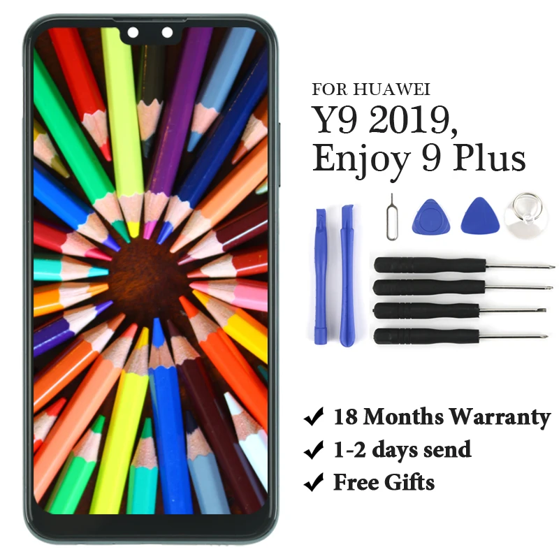 

6.5" For Huawei Y9 2019/ Enjoy 9 Plus LCD Display Touch Screen Digitizer Assembly LCD Display TouchScreen Repair Parts