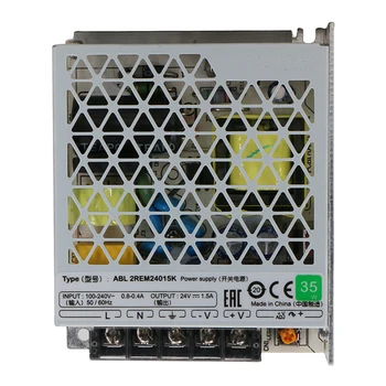 

Schneider Electric ABL2 switching mode power supply ABL2REM24015K input single-phase 100-240VAC 35W output 24VDC 1.5A