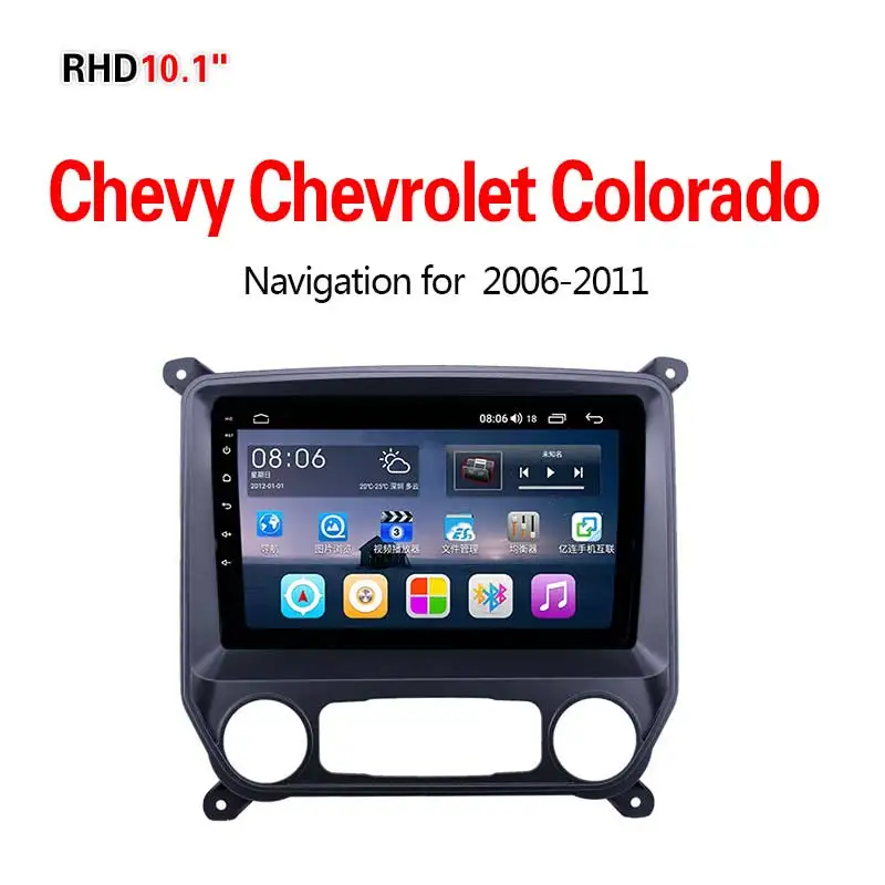 Lionet gps навигации для автомобиля Chevy Chevrolet Colorado 2006-2011 10,1 дюймов RC1005Y - Размер экрана, дюймов: 4G8core32G